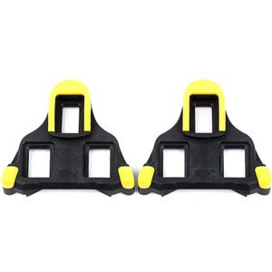 PROMEND Road Mountain Bike Shoe Lock Cleat Self-Locking Pedal Cleat(Highway Car Lock Yellow)