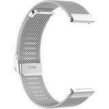 22mm Metal Mesh Wrist Strap Watch Band for Fossil Hybrid Smartwatch HR  Male Gen 4 Explorist HR  Male Sport(Silver)