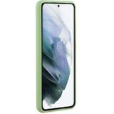 For Samsung Galaxy S21 FE 5G Card Slot Design Shockproof TPU Phone Case(Matcha Green)