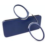 Mini Clip Nose Style Presbyopic Glasses without Temples  Positive Diopters:+2.00(Blue)
