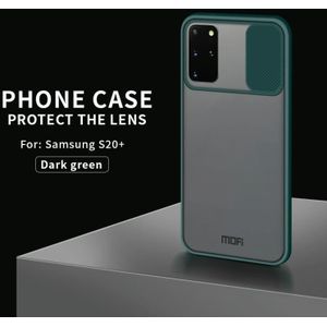 For Samsung Galaxy S20 Plus MOFI Xing Dun Series Translucent Frosted PC + TPU Privacy Anti-glare Shockproof All-inclusive Protective Case(Green)