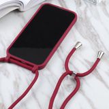 Snoepkleuren TPU-beschermhoes met lanyard voor iPhone 13 Pro Max