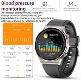 G08 1 3 inch TFT-scherm Smart Watch  ondersteuning van Medical-grade ECG-meting/vrouwen Menstruele herinnering  Stijl: bruine lederen band