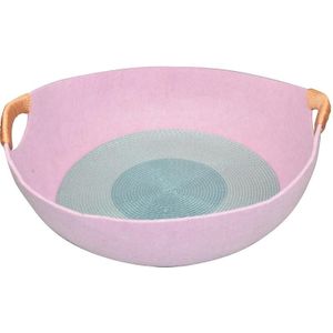 Four Seasons Universal Felt Nest For Pets Cat Bed Pet Supplies(Pink)