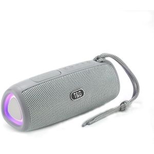 T&G TG344 Portable LED Light TWS Wireless Bluetooth Speaker(Gray)