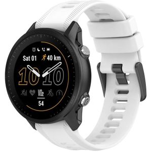 For Garmin Quatix 5 22mm Solid Color Silicone Watch Band(White)