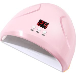 Smart Sensor Nail Phototherapy Lamp Manicure Tool Baking Lamp(Pink)