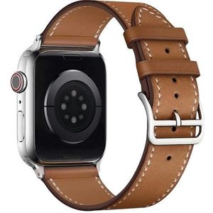 Voor Apple Watch Series 8 41 mm imak PG1-serie lederen horlogeband