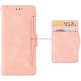 For Nokia X10 / X20 Skin Feel Calf Pattern Horizontal Flip Leather Case with Holder & Card Slots & Photo Frame(Pink)