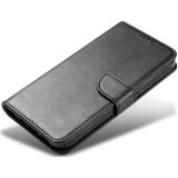 For Huawei Mate 20 Calf Texture Buckle Horizontal Flip Leather Case with Holder & Card Slots & Wallet(Black)