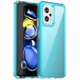 Voor Xiaomi Redmi K50i Candy Series TPU-telefoonhoes (transparant blauw)