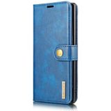 DG.MING Crazy Horse Texture Flip Detachable Magnetic Leather Case with Holder & Card Slots & Wallet for Samsung Galaxy Note 10+(Blue)