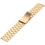 22mm Steel Wrist Strap Watch Band for Fossil Hybrid Smartwatch HR  Male Gen 4 Explorist HR / Male Sport (Rose Gold)
