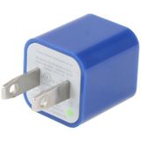 Amerikaanse USB oplader met stekker  voor iPad  iPhone  Galaxy  Huawei  Xiaomi  LG  HTC en andere Smart Phones  oplaadbare Devices(Dark Blue)