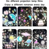 Doll Projection Night Light USB Charging Starry Sky Ocean Music Box  Spec: Bluetooth Ver. 4.5W(Pink)