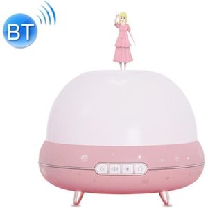 Doll Projection Night Light USB Charging Starry Sky Ocean Music Box  Spec: Bluetooth Ver. 4.5W(Pink)