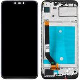 LCD Screen and Digitizer Full Assembly with Frame for Asus Zenfone Max M2 ZB633KL / ZB632KL X01AD (Black)