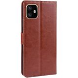 Retro Crazy Horse Texture Horizontal Flip Leather Case for Apple iPhone 11 Pro Max 6.5 inch  with Holder & Card Slots & Photo Frame(Brown)