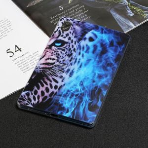 Voor Lenovo Legion Y700 Painted TPU Tablet Case (Blue Leopard)