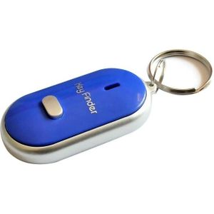 Mini LED Whistle Key Finder Flashing Beeping Remote Lost Keyfinder Locator Keyring for children(blue)