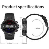 M juniu HM03 Sports Health Smart Watch  ondersteuning voor GPS / hartslag / bloedzuurstof / slaapbewaking