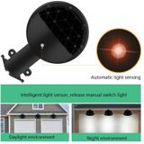 80W LED Outdoor Light Sensing IP65 Waterproof Wall Lamp Garden Courtyard Street Light(Warm White Light)