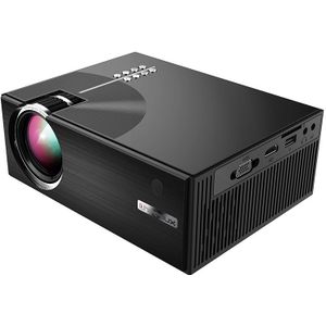 Cheerlux C7 1800 Lumens 800 x 480 720P 1080P HD WiFi Smart Projector  Support HDMI / USB / VGA / AV / SD(Black)