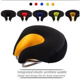 Noseless Bicycle Saddle Mountain Bike Thickened  Soft Cushion(Green)