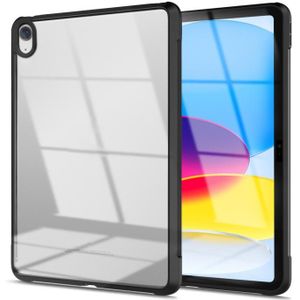 Voor iPad 10e Gen 10.9 2022 Acryl TPU Transparante Tablet Beschermhoes (Zwart)