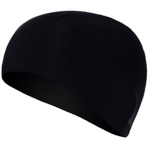 Unisex Spandex Breathable Swimming Cap(Black)