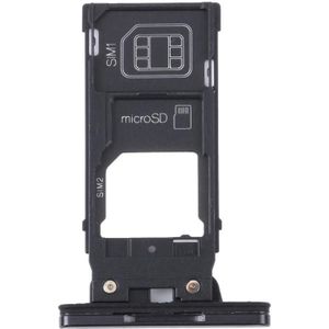 Voor Sony Xperia XZ2 Premium originele SIM-kaartlade + SIM / Micro SD-kaartlade