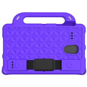 For Samsung Galaxy Tab 4 8.0 T330/T331/T377 Diamond Series EVA  Anti-Fall Shockproof Sleeve Protective Shell Case with Holder & Strap(Purple)