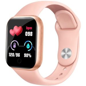 Y68 1 44 inch Smart Watch  ondersteunen hartslag bloeddruk bloed zuurstofbewaking