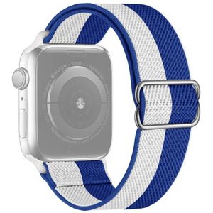 Hoge elastische nylon vervangende horlogeband voor Apple Watch Series 6 & SE & 5 & 4 40 MM / 3 & 2 & 1 38mm (Griekenland)