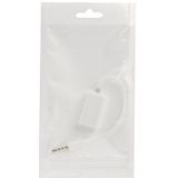 3 5 mm Stereo Audio Headset voor 2 x Splitter Adapter  voor iPhone 4 & 4S / 3 g / 3G / nieuwe iPad (iPad 3) / iPad 2 / iPad(White)