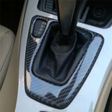 Carbon Fiber Car Left Driving Gear Panel Decorative Sticker for BMW E90 / E92 2005-2012  Sutible for Left Driving
