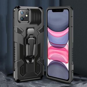 For iPhone 12 Machine Armor Warrior Shockproof PC + TPU Protective Case(Space Gray)