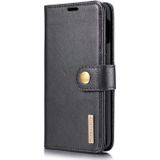 DG.MING Crazy Horse Texture Flip Detachable Magnetic Leather Case for Galaxy S10 E  with Holder & Card Slots & Wallet (Black)