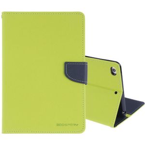 MERCURY GOOSPERY FANCY DIARY Horizontal Flip Leather Case for iPad Mini (2019)  with Holder & Card Slots & Wallet (Green)