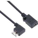 Mini USB Female to Micro-B 3.0 Male Data Charging Cable