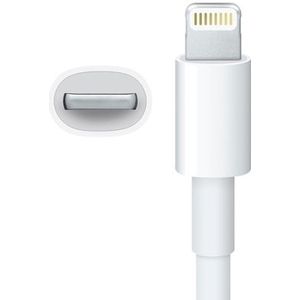 USB Sync Data & laad Kabel voor iPhone 6 / 6S & 6 Plus / 6S Plus  iPhone 5 & 5S & 5C  Compatibel met iOS 8.0  Kabel Lengte: 3 meter wit