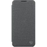 NILLKIN QIN Series Pro Sliding Camera Cover Leather Phone Case For iPhone 13 Pro(Grey)