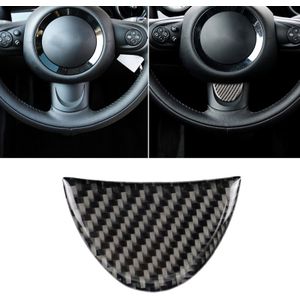 Car Steering Wheel Carbon Fiber Decorative Sticker for BMW Mini R53 / R55 / R57 / R58 / R59 / R60 / R50 / R52 / F55 / F56