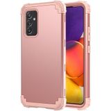 Voor Samsung Galaxy A82 5G 3 in 1 schokbestendige pc + siliconen beschermhoes (roségoud)