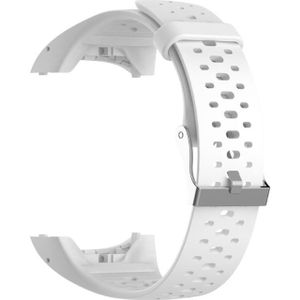 Silicone Sport Wrist Strap for POLAR M400 / M430 (White)