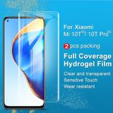 For Xiaomi Mi 10T 5G  & 10T Pro 5G 2 PCS IMAK Hydrogel Film III Full Coverage Screen Protector