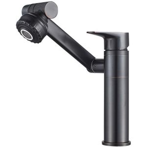 Universal Swivel Faucet Bathroom Hot & Cold Dual-Out Mode Faucet  Specification: Short HT-99528