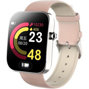H1 1.3 inch TFT Screen IP68 Waterproof Smart Watch  Support Sleep Monitoring / Heart Rate Monitoring / ECG Electrocardiogram / Vascular Management / Body Temperature Monitoring(Pink)