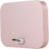 Micro USB Aluminum Alloy Desktop Station Dock Charger  For Samsung  HTC  LG  Sony  Huawei  Lenovo and other Smartphones(Pink)