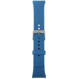 For Samsung Gear S2 Watch Solid Color Silicone Watchband(Blue)